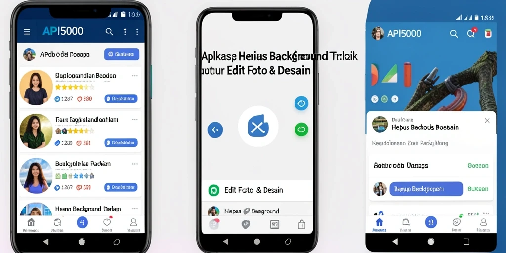 Tampilan antarmuka API5000 yang sederhana dan intuitif untuk menghapus background.