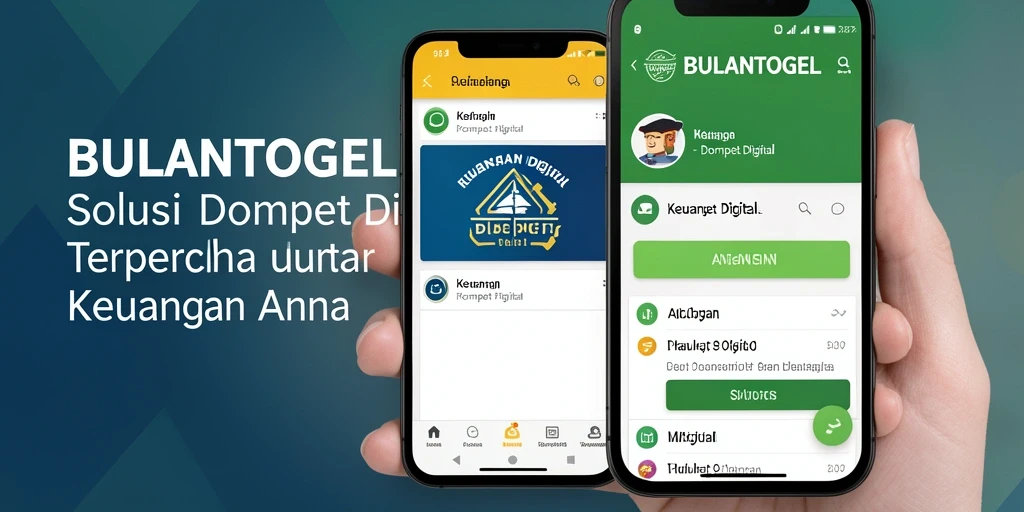 Tampilan antarmuka BULANTOGEL yang modern dan user-friendly.