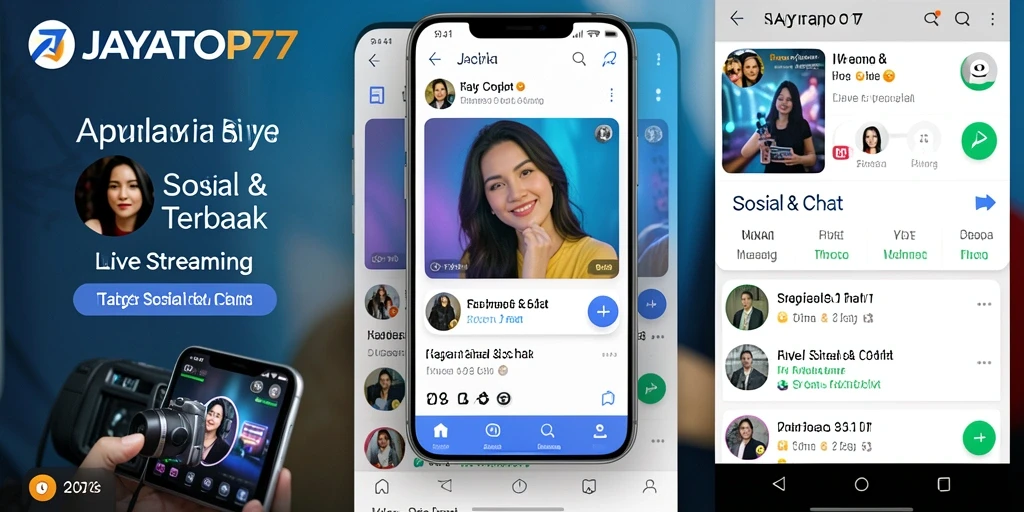 Antarmuka JAYATOP77 yang modern dan intuitif untuk Live Streaming.