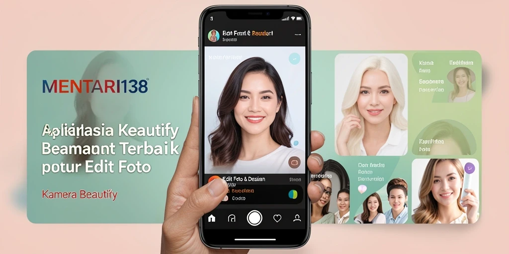 Tampilan antarmuka MENTARI138 dengan fitur Kamera Beautify yang menarik.