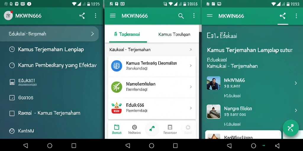 Tampilan antarmuka MKWIN666 yang intuitif dan mudah dipahami.